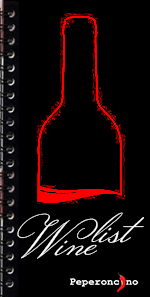 Peperoncino Wine list